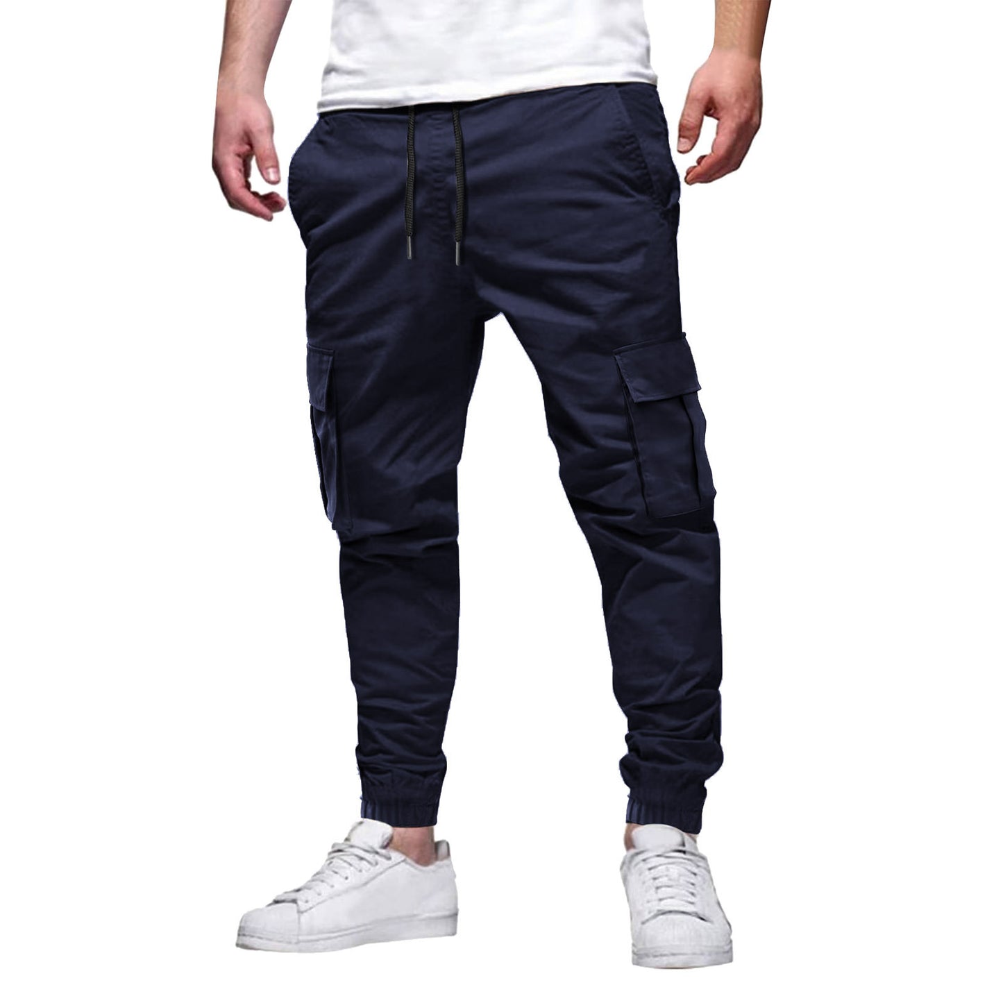 Men's multi-pocket trousers