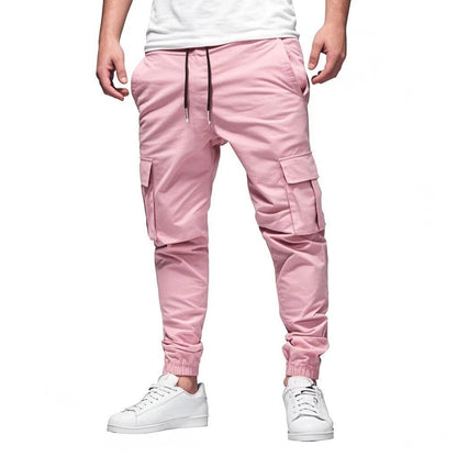 Men's multi-pocket trousers