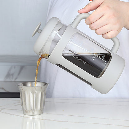 Glass French Coffee Pot Coffee Brewing Filter Appliance Tea Infuser