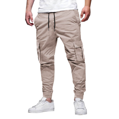 Men's multi-pocket trousers