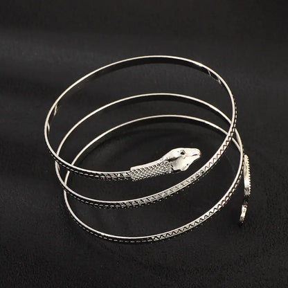Punk Style Exaggerated Snake Bracelet in Alloy