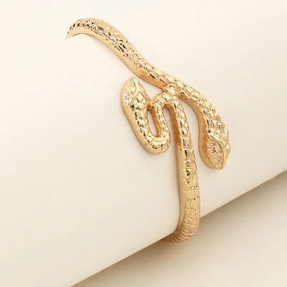 Punk Style Exaggerated Snake Bracelet in Alloy