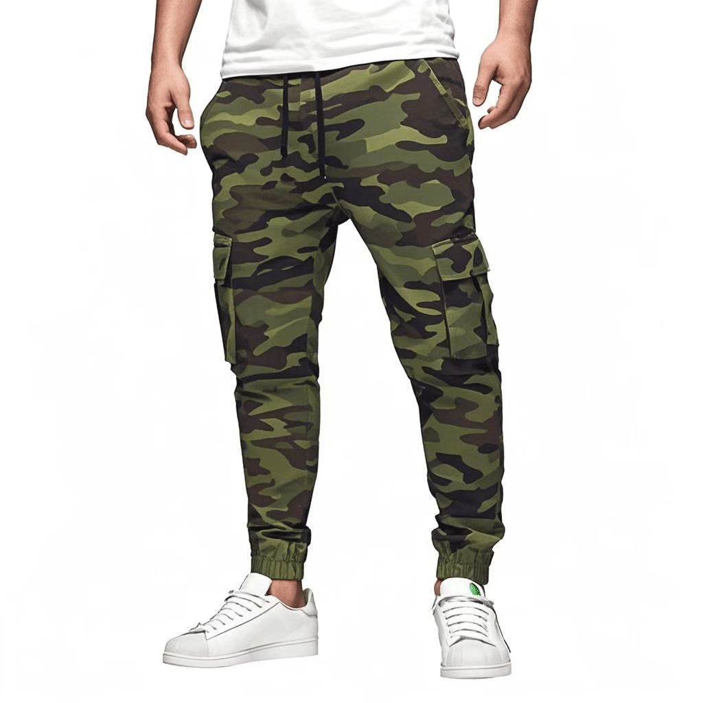 Men's multi-pocket trousers
