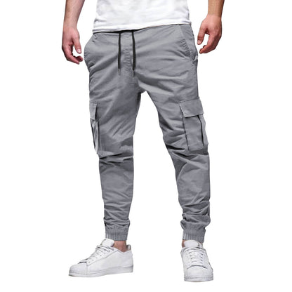 Men's multi-pocket trousers
