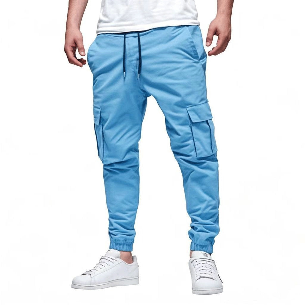 Men's multi-pocket trousers
