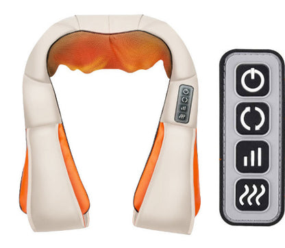 USB Charging Neck Massager Trapezoid Muscle Shoulder Neck Waist Back Shawl Neck Kneading Whole Body Massage Instrument