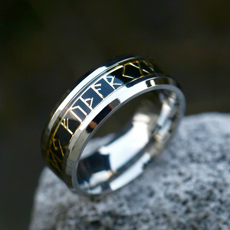 Stylish Simple Stainless Steel Ring