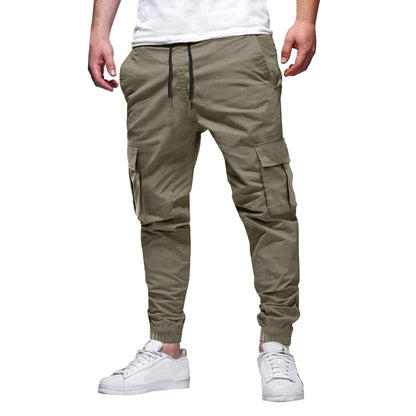 Men's multi-pocket trousers