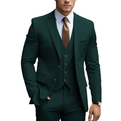 Business Casual Men's Three-piece Suit