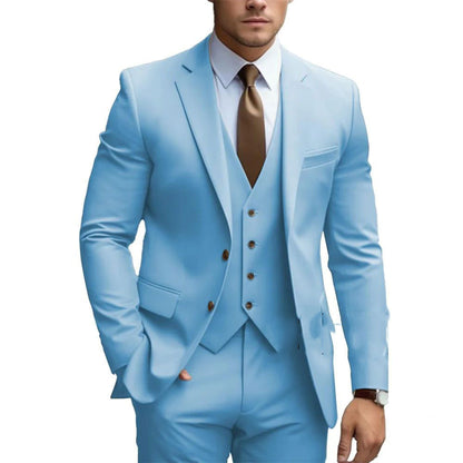 Business Casual Men's Three-piece Suit